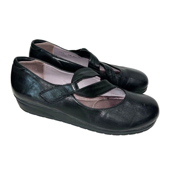 Beautifeel Women's Mary Jane Comfort Shoe size 40/9 Made in Israel Black - Picture 2 of 9